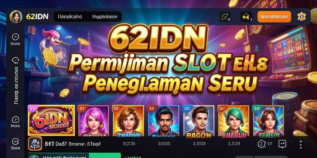 Screenshot gameplay 62IDN menampilkan keseruan bermain Slot.