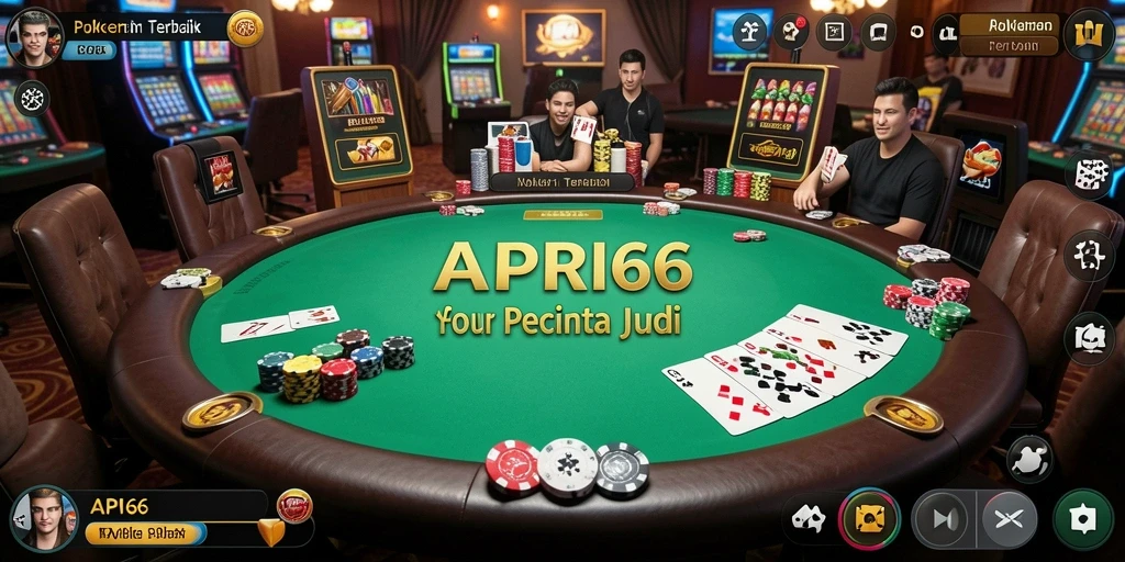 Gameplay poker yang menegangkan dan penuh strategi di API66.