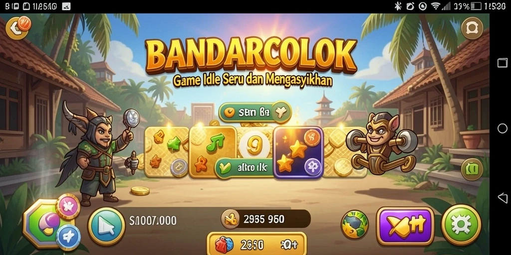 Tampilan menarik dari gameplay BANDARCOLOK yang seru.
