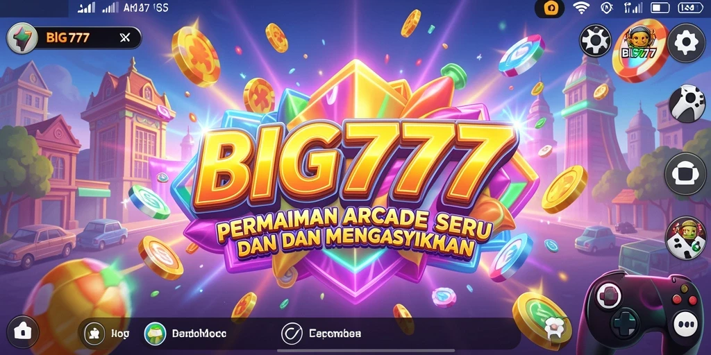 Tangkapan layar menunjukkan gameplay menarik BIG777 dengan aksi arcade yang seru.