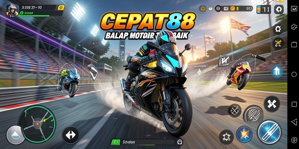 Tampilan seru dari gameplay CEPAT88 yang mendebarkan.