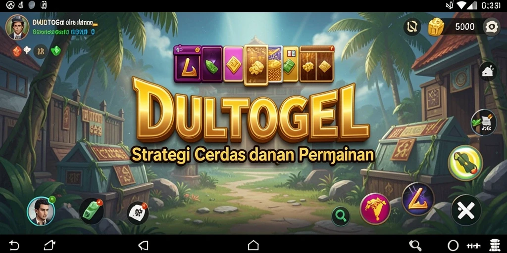 Tampilan gameplay DULTOGEL yang menantang dan strategis.
