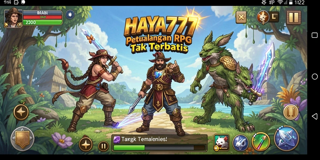 Tampilan dinamis dari pertarungan epik di HAYA777.