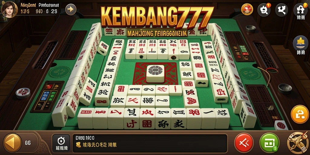 Tampilan gameplay Mahjong yang menarik di KEMBANG777.