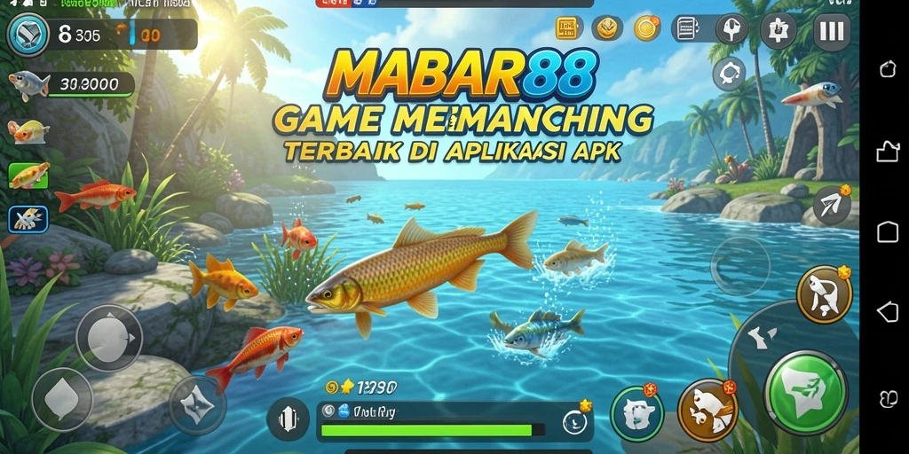 Gameplay menarik dari MABAR88 dengan aksi memancing yang seru.