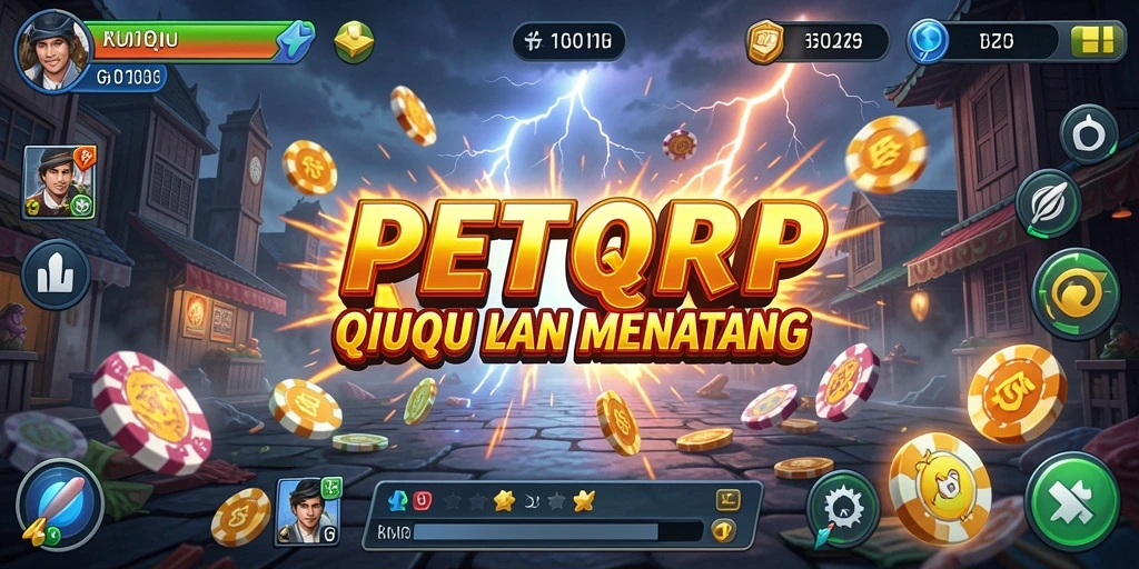 Tampilan permainan QiuQiu yang menarik dan penuh aksi.