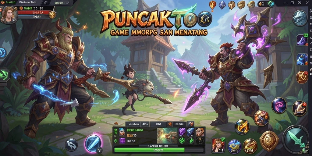 Tampilan gameplay PUNCAKTOTO yang menarik dan interaktif.