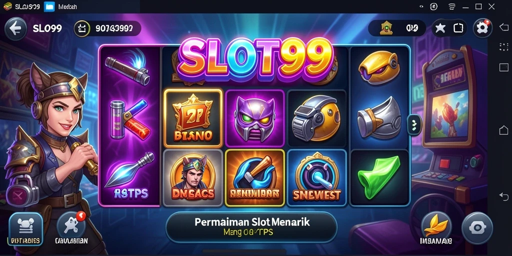 Screenshot SLOT99 menampilkan gameplay yang menarik dan interaktif.
