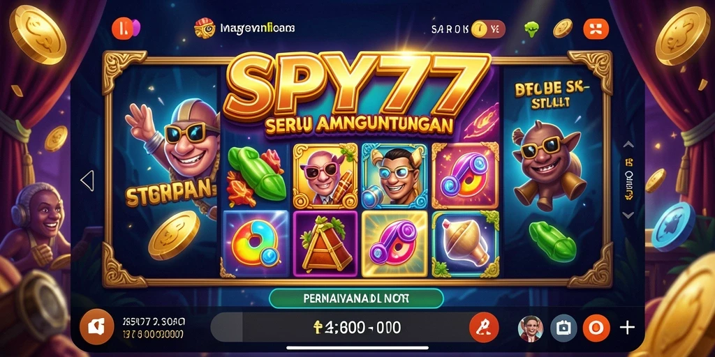 Tangkapan layar SPY77 menampilkan gameplay slot yang menarik dan menghibur.