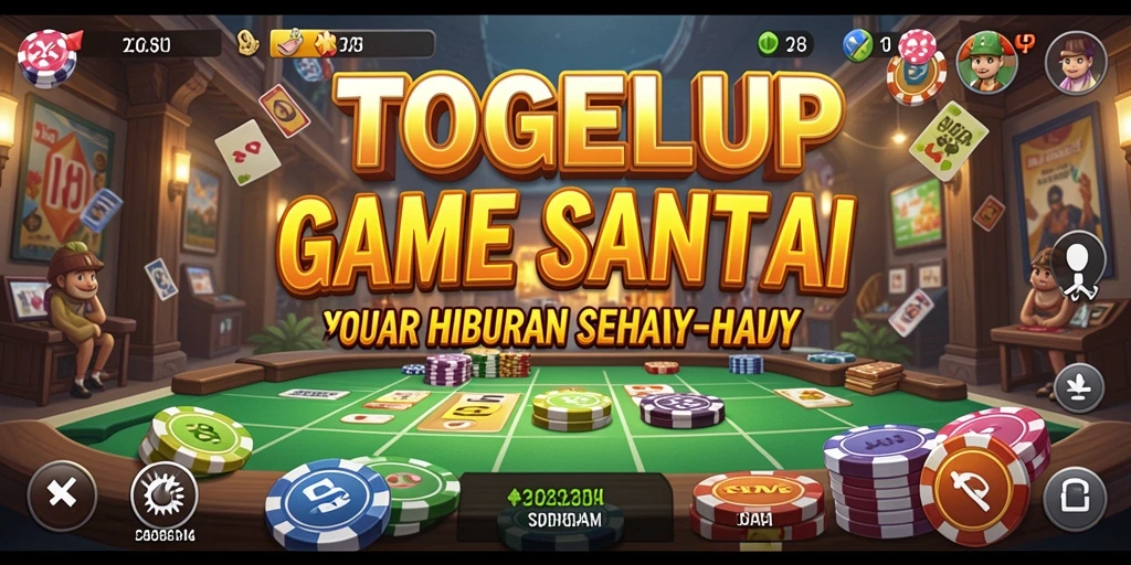 Tampilan gameplay TOGELUP yang menggembirakan dan penuh warna.