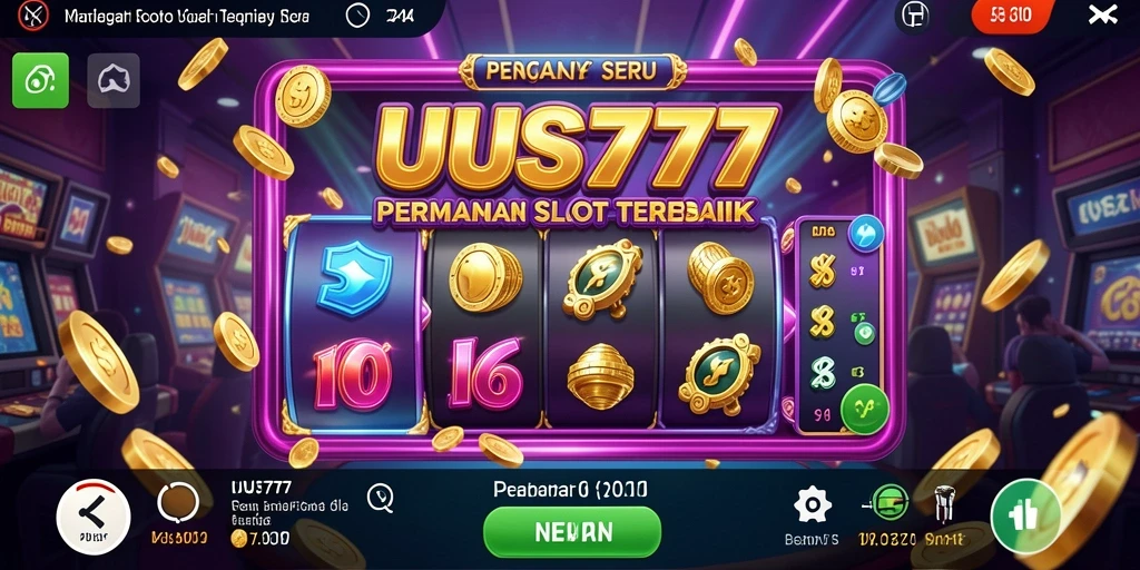 Tampilan gameplay Slot yang menarik dan penuh warna di UUS777.