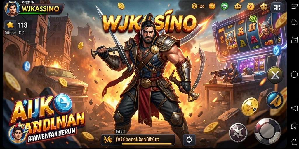Screenshot utama WJKASINO menampilkan aksi seru dalam gameplay.