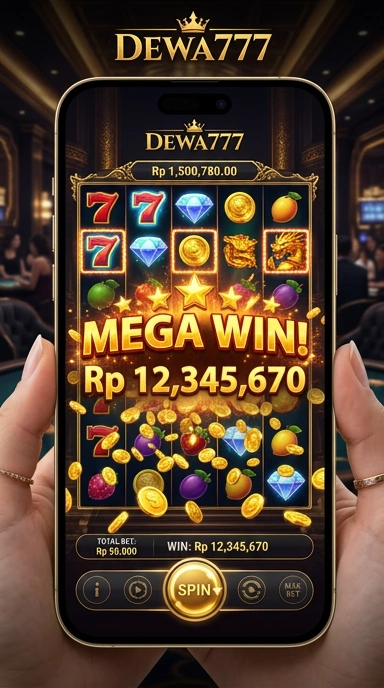 Tampilan antarmuka aplikasi dewa777 yang intuitif dan sederhana.